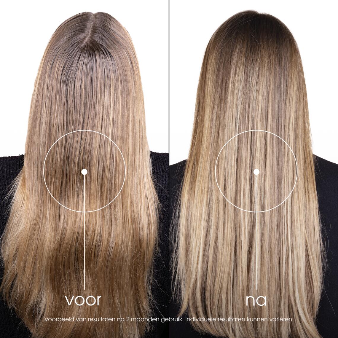 Resultaten BLONDE HIGHLIGHTS Verhelderende en verzachtende shampoo