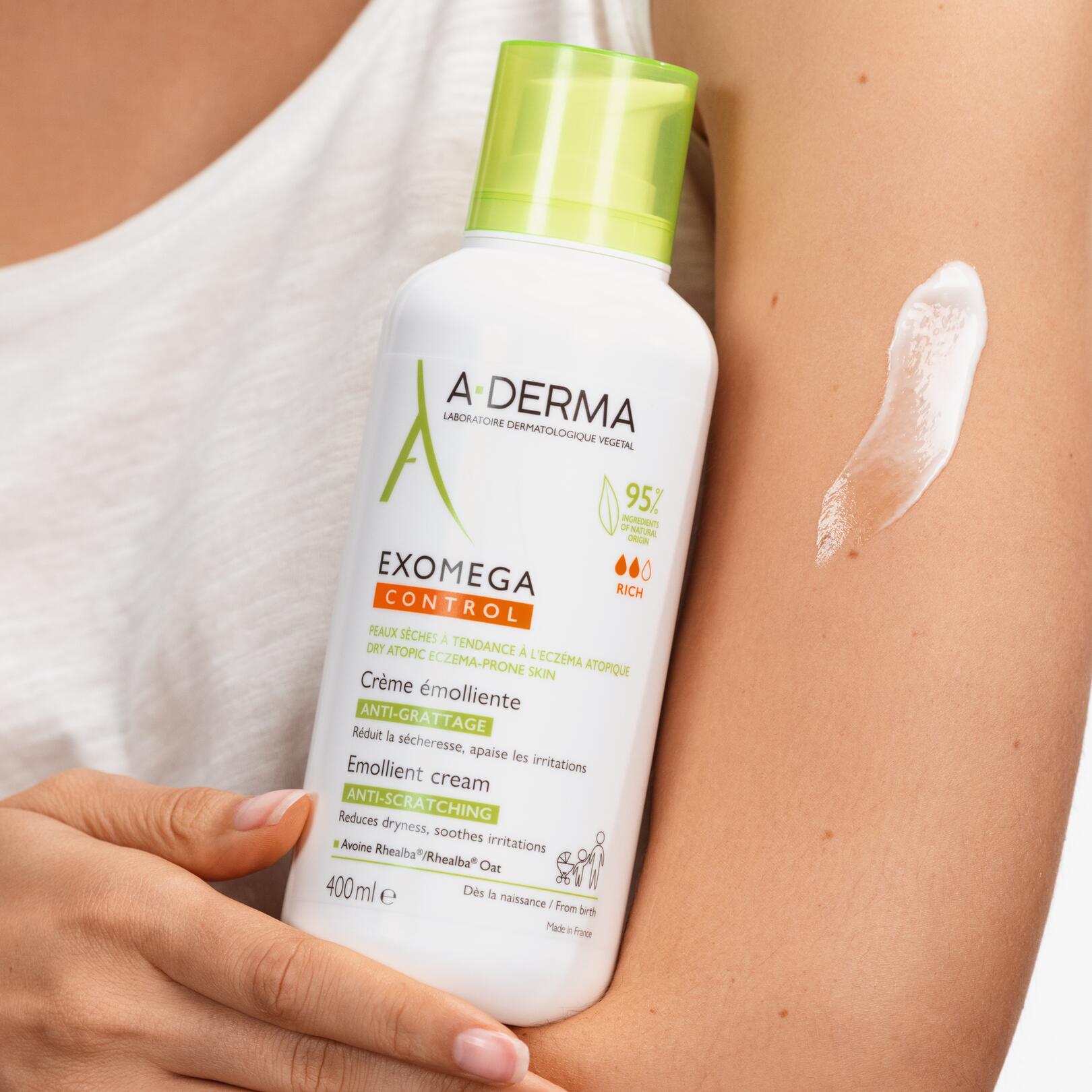 A-Derma Exomega Control Cream kløedempende og beroligende fuktighetskrem