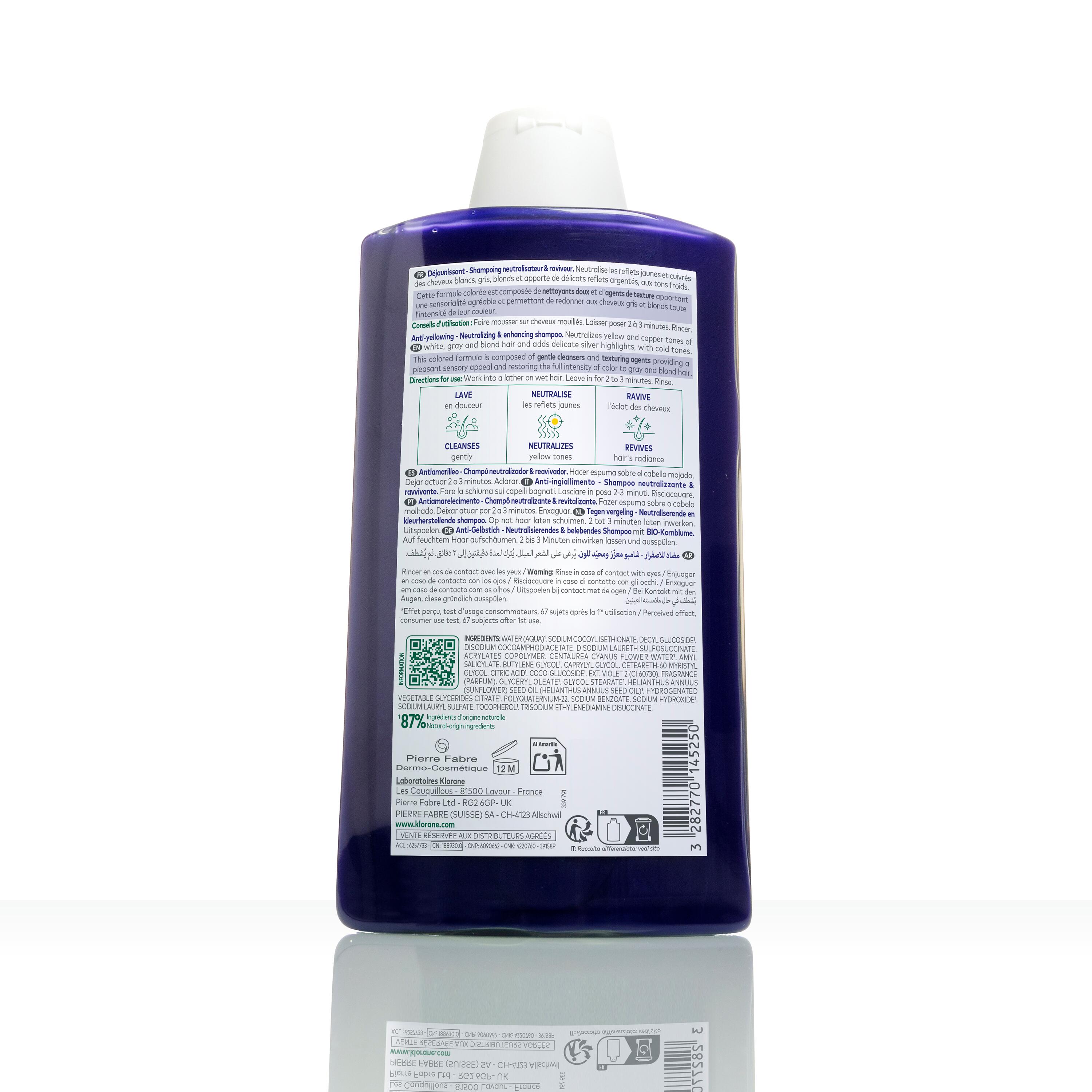 ANTI-YELLOWING Neutraliserende en revitaliserende shampoo