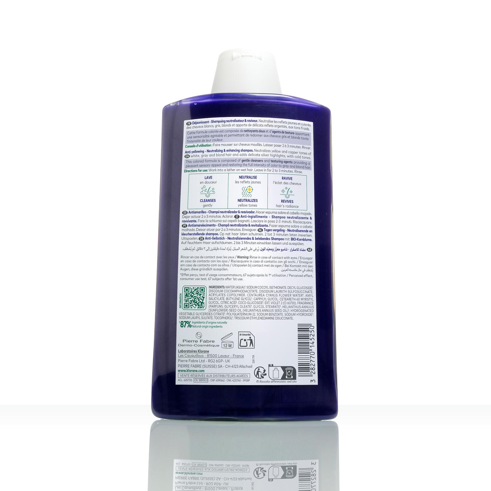 ANTI-YELLOWING Neutraliserende en revitaliserende shampoo