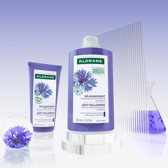 Anti-yellowing shampoo with ORGANIC Centaury
