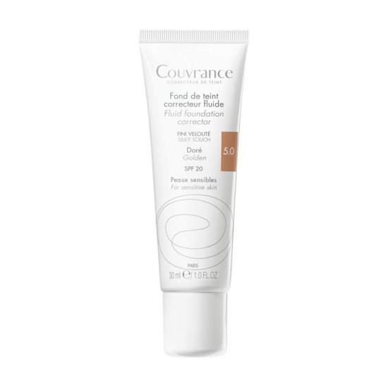 Fond de teint correcteur fluide Doré