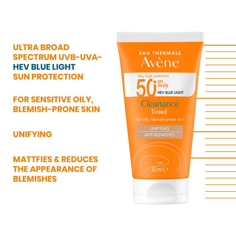 Cleanance Tinted Sun Cream SPF 50+