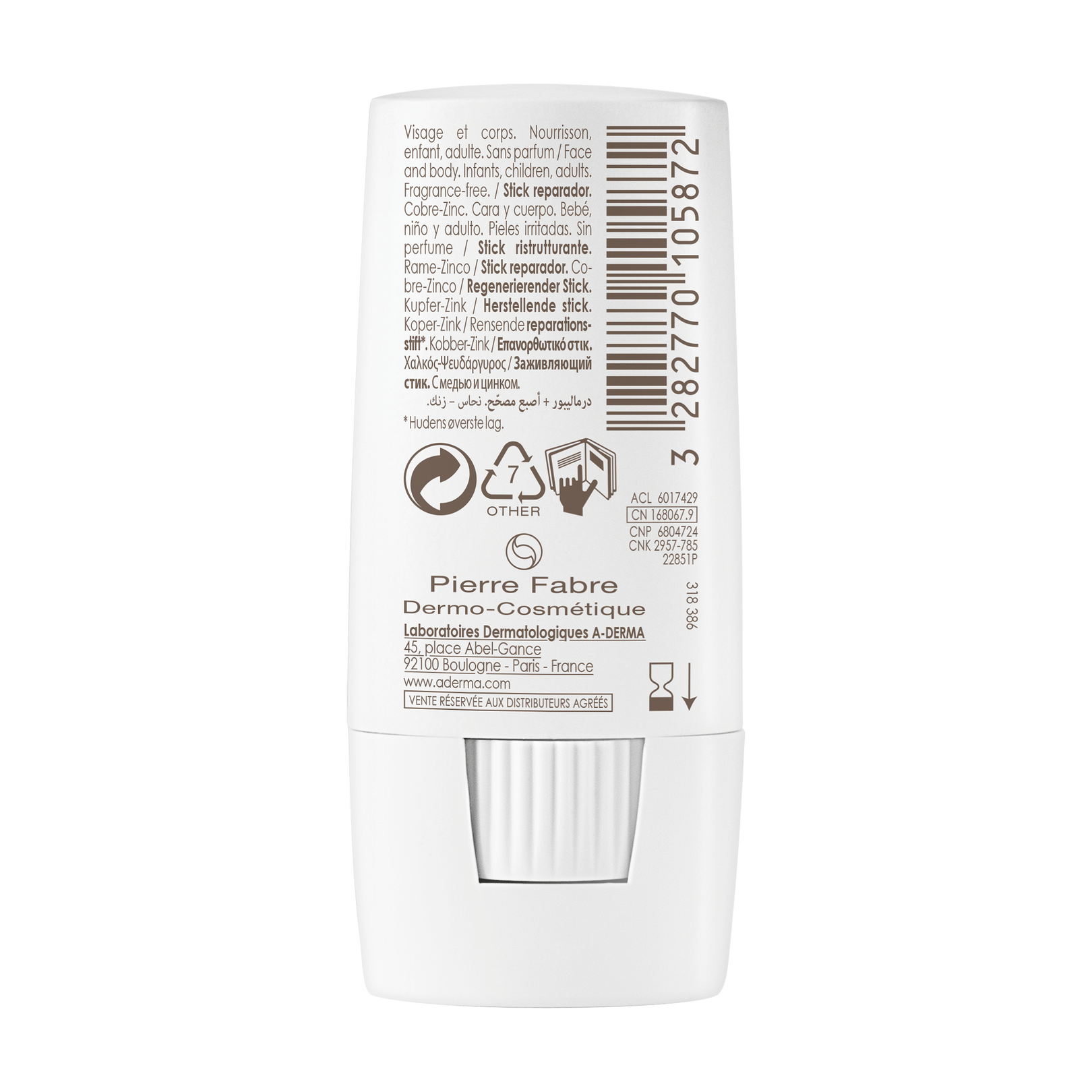 Stick reparador purificante
