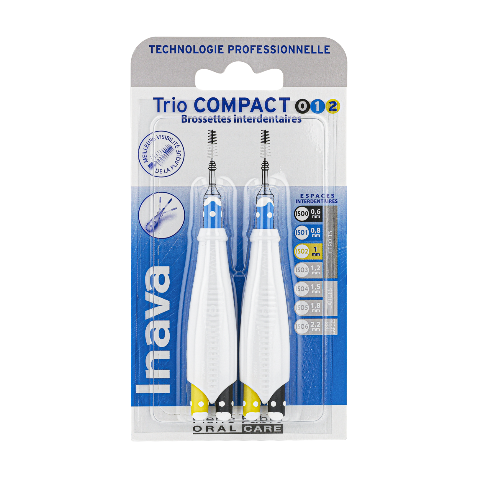 Inava TrioCompact (ISO 0/1/2) - brossette interdentaire