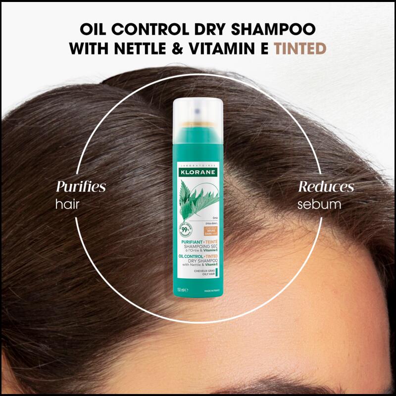 Dry Shampoo with Nettle & Vitamin E - Tinted