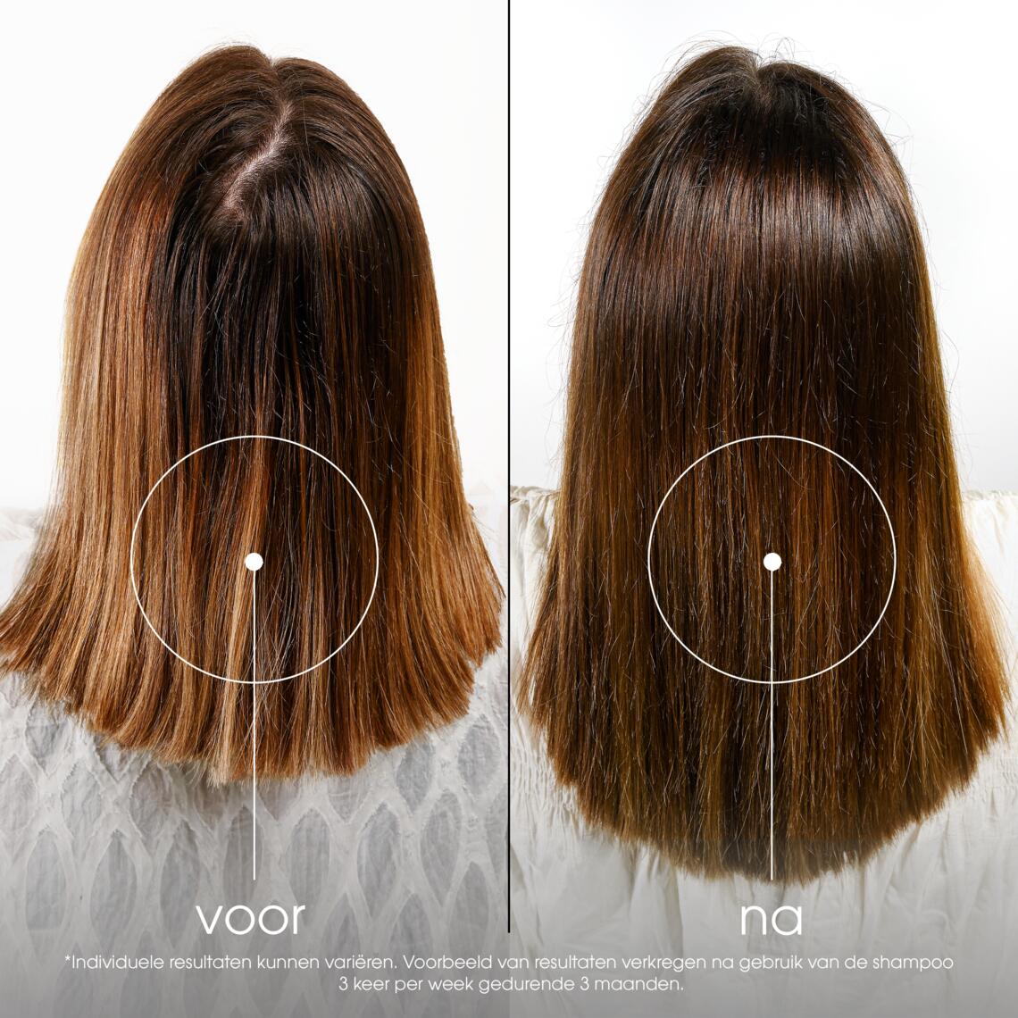 Resultaten TEGEN HAARUITVAL Versterkende en stimulerende shampoo met Kinine