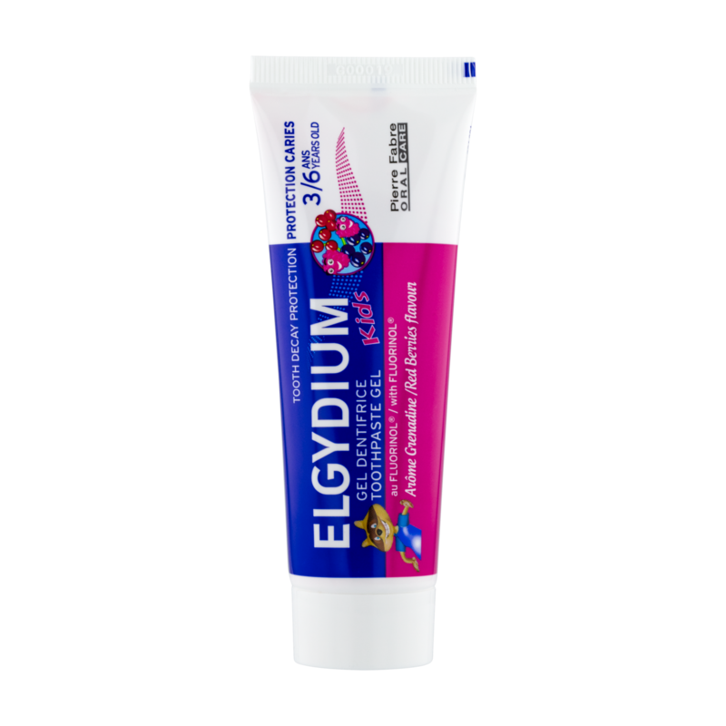 ELGYDIUM Kids Red Berries - Οδοντόκρεμα για παιδιά ηλικίας 3 έως 6 ετών
