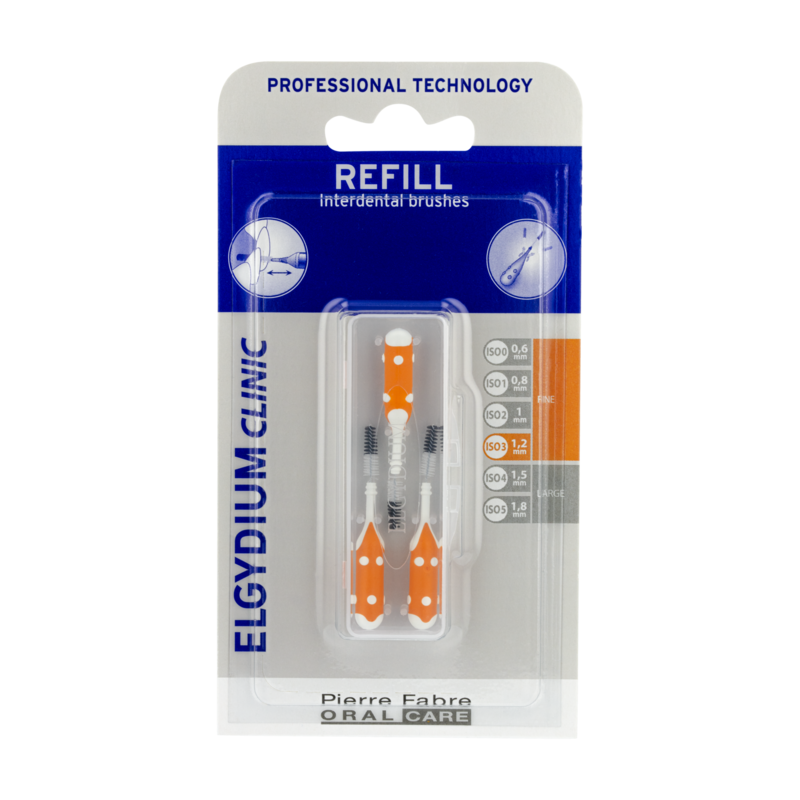 ELGYDIUM Clinic Оранжева (ISO 3) - Пълнител за интердентални четки
