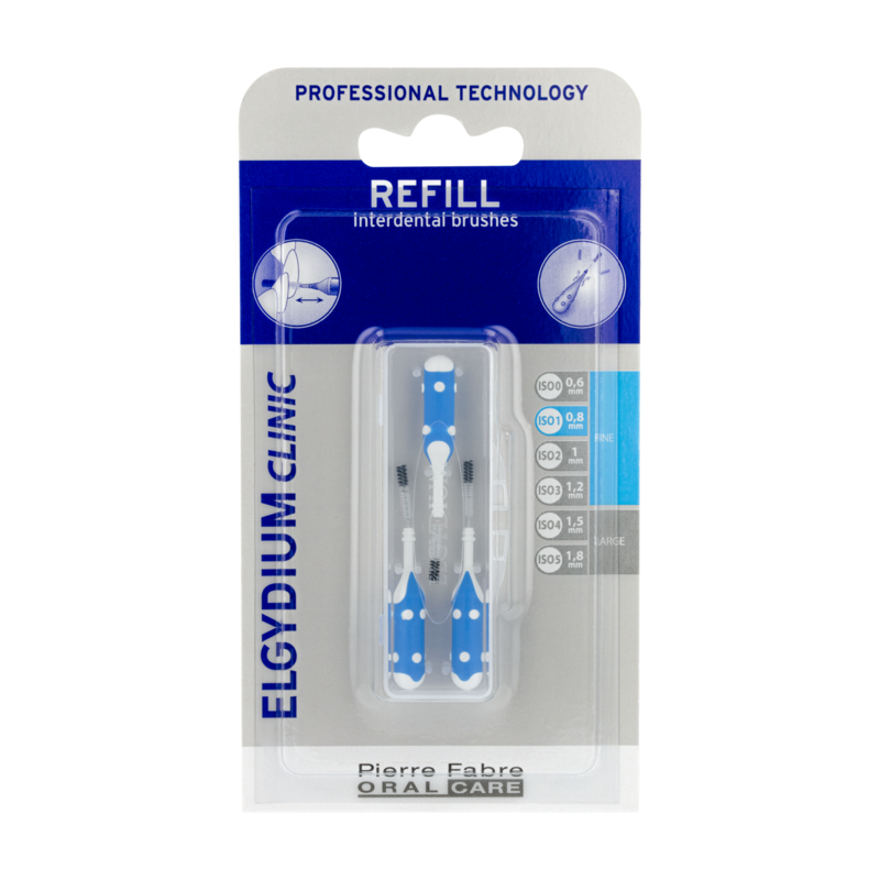 ELGYDIUM Clinic Azul (ISO 1) – Recarga para Escovilhão