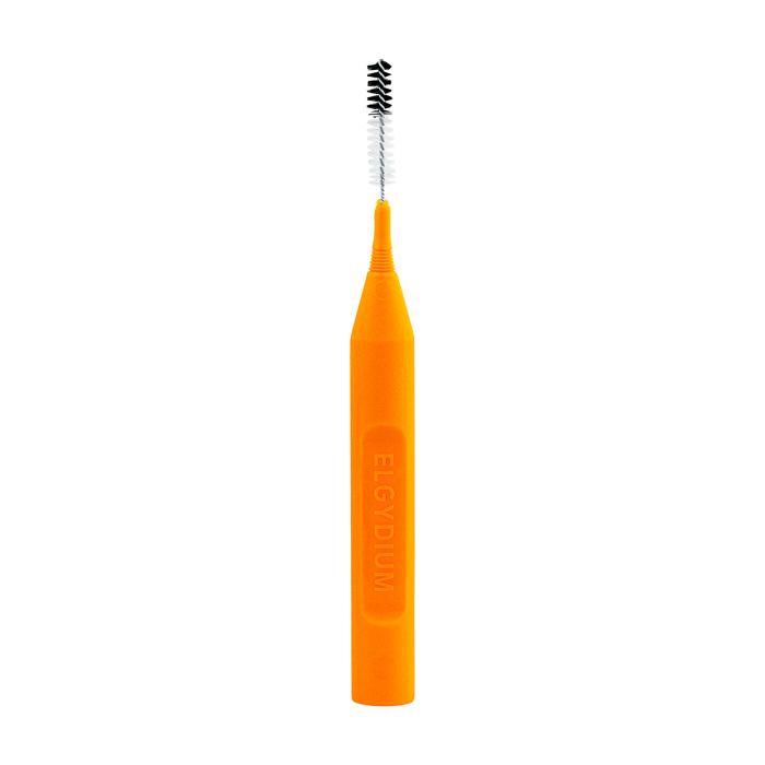 ELGYDIUM CLINIC Mono Compact 3 Pomarańczowa szczoteczka międzyzębowa