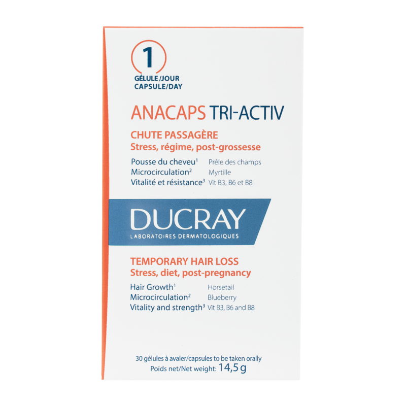 Kosttilskud mod periodisk hårtab - 30 kapsler