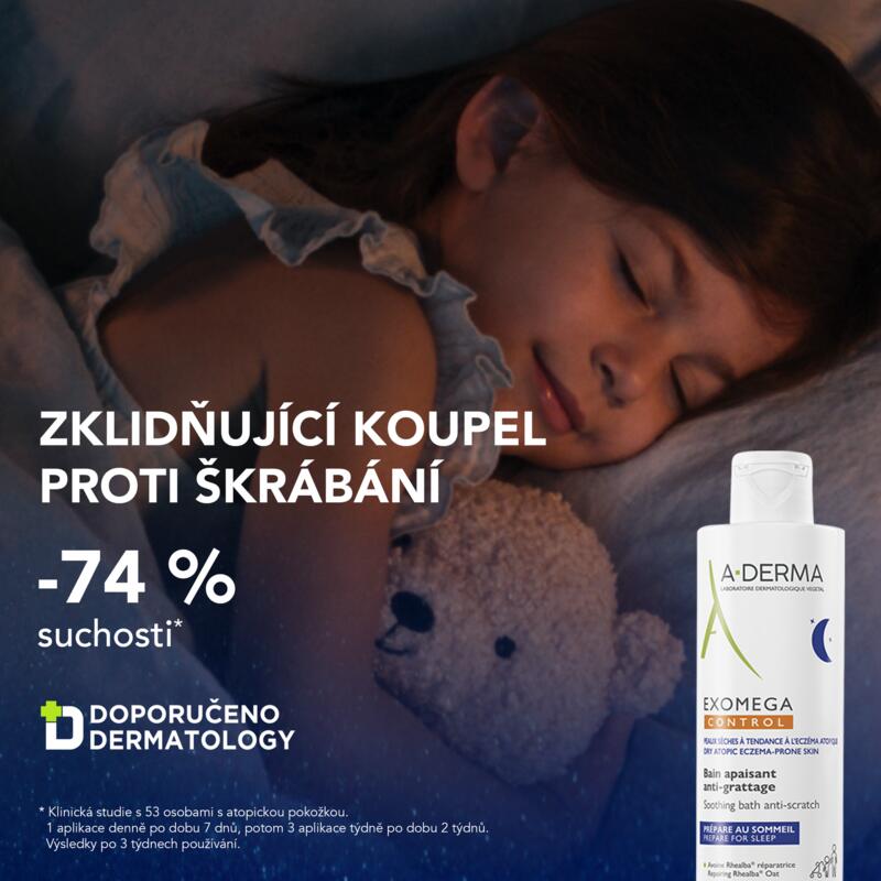 EXOMEGA CONTROL Zklidňující koupel proti škrábání