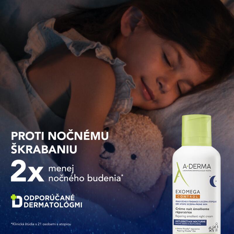 Exomega Control Regeneračný emolienčný nočný krém