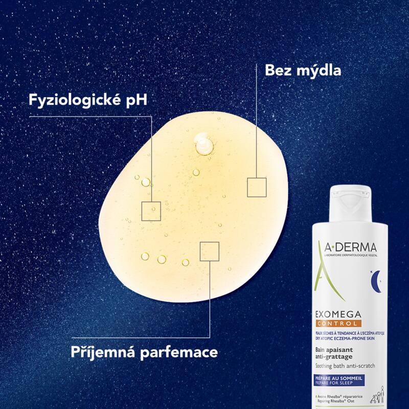 EXOMEGA CONTROL Zklidňující koupel proti škrábání