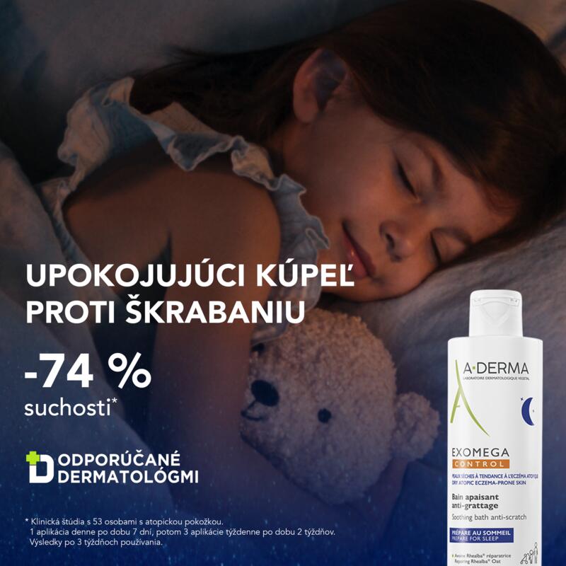 Exomega Control Upokojujúci kúpeľ proti škrabaniu