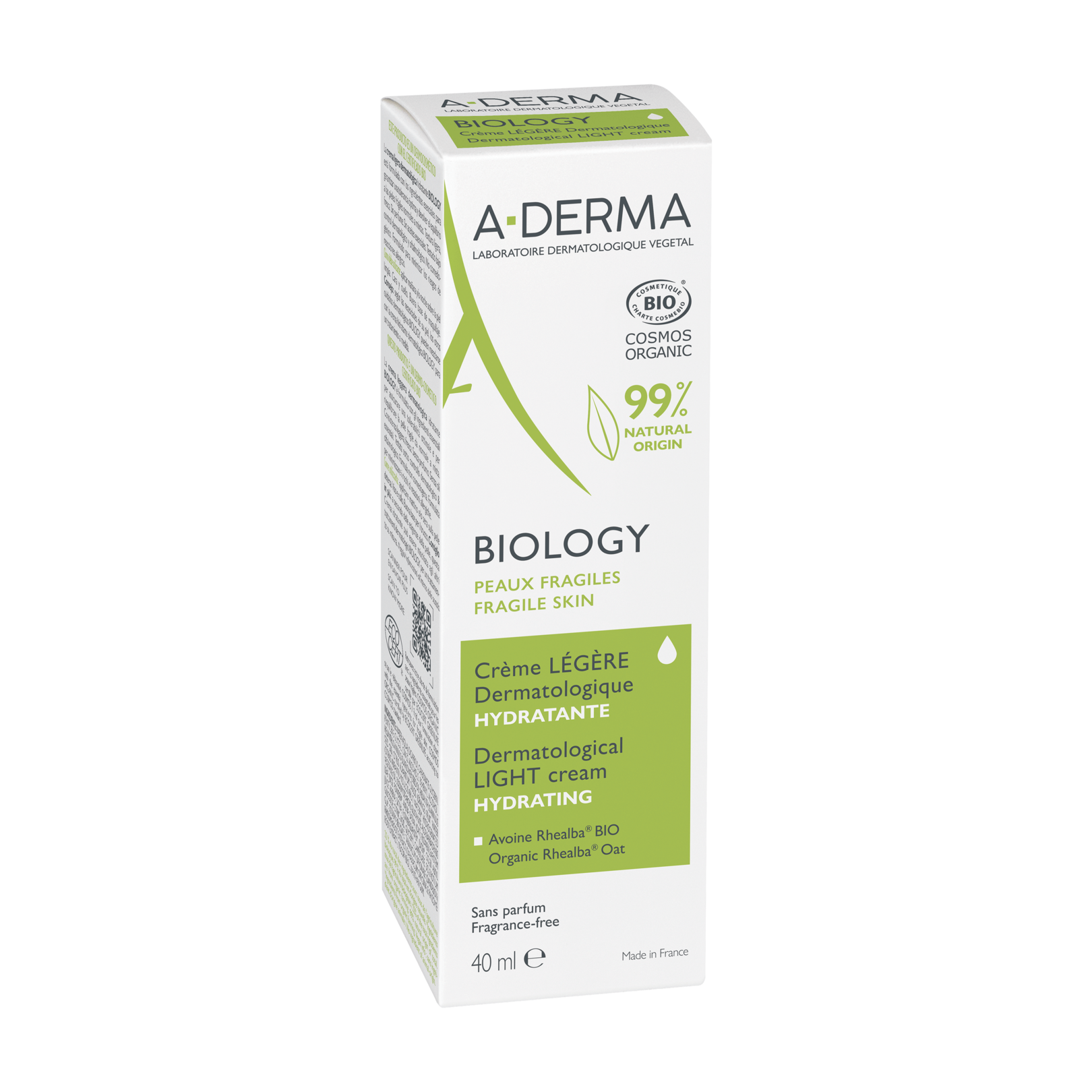 Crème légère dermatologique hydratante