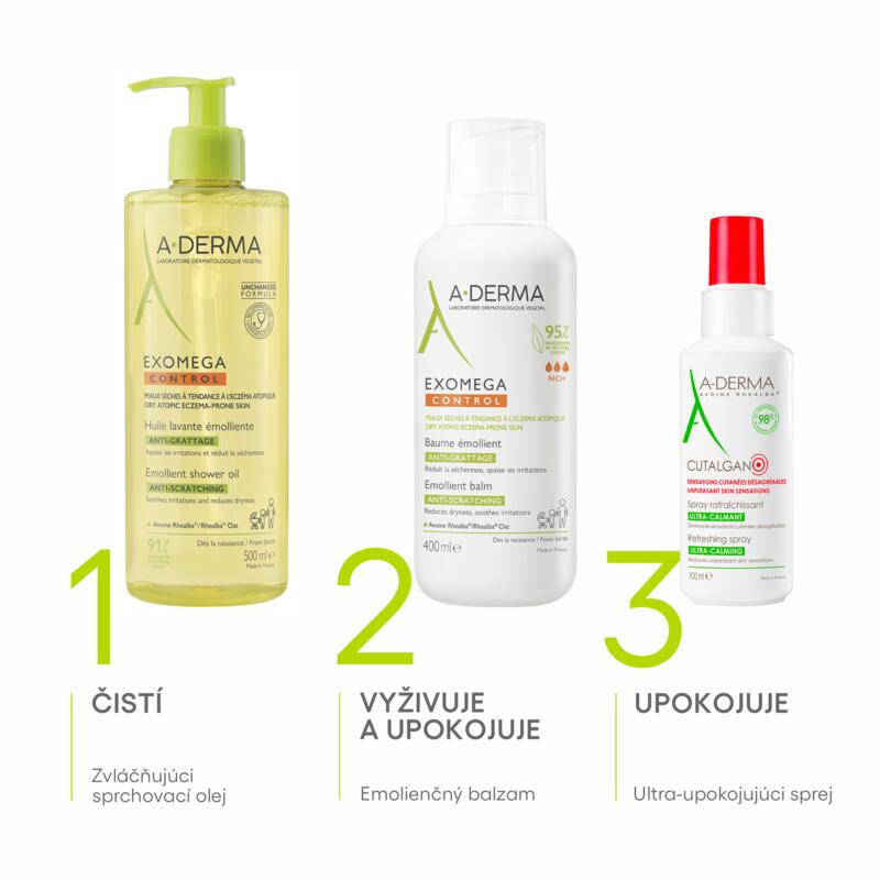 Emolienčný balzam proti svrbeniu