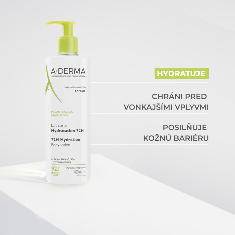 Hydratačné telové mlieko - 24-hodinová hydratácia