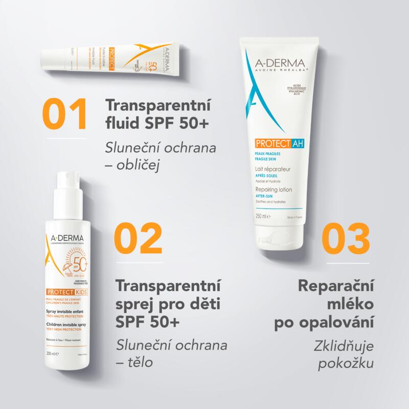 PROTECT Transparentní sprej pro děti SPF 50+