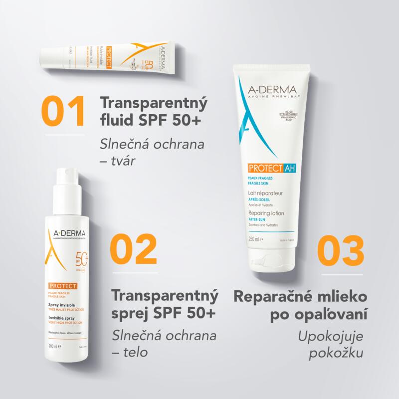 PROTECT Transparentný sprej SPF 50+