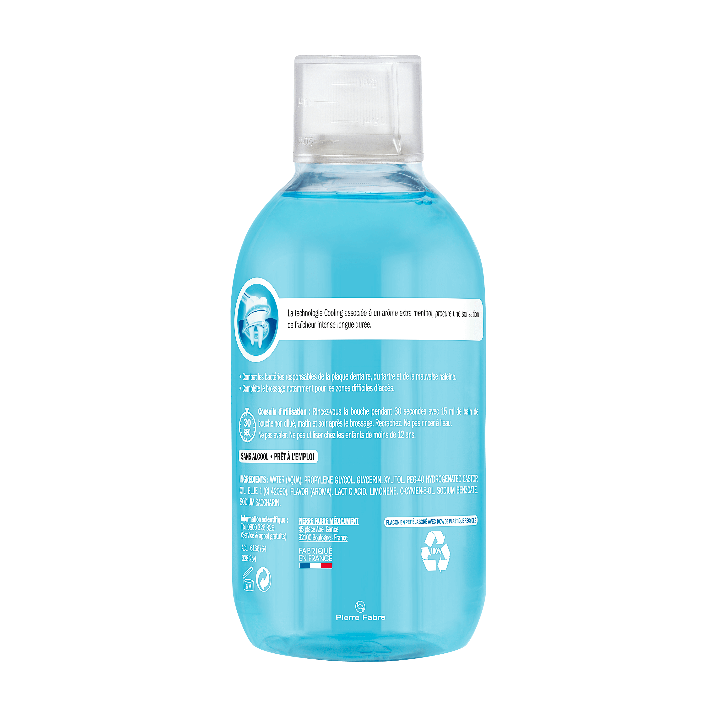 Eluday Intense - bain de bouche quotidien fraîcheur intense