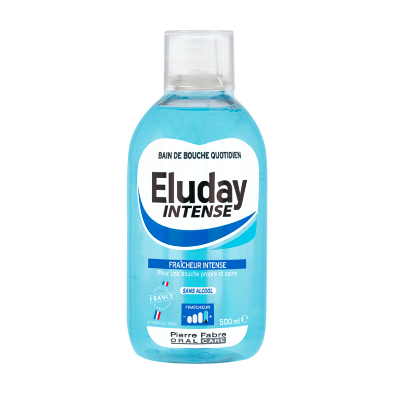 Eluday Intense - bain de bouche quotidien fraîcheur intense