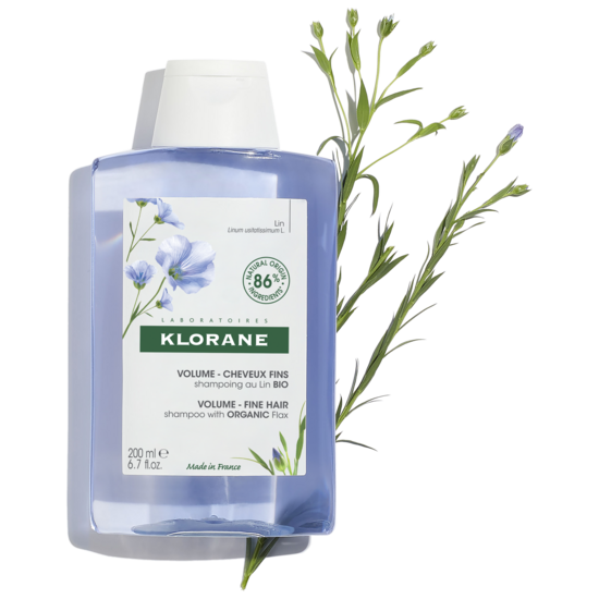 Hair care routine Volumising Shampoo with ORGANIC Flax