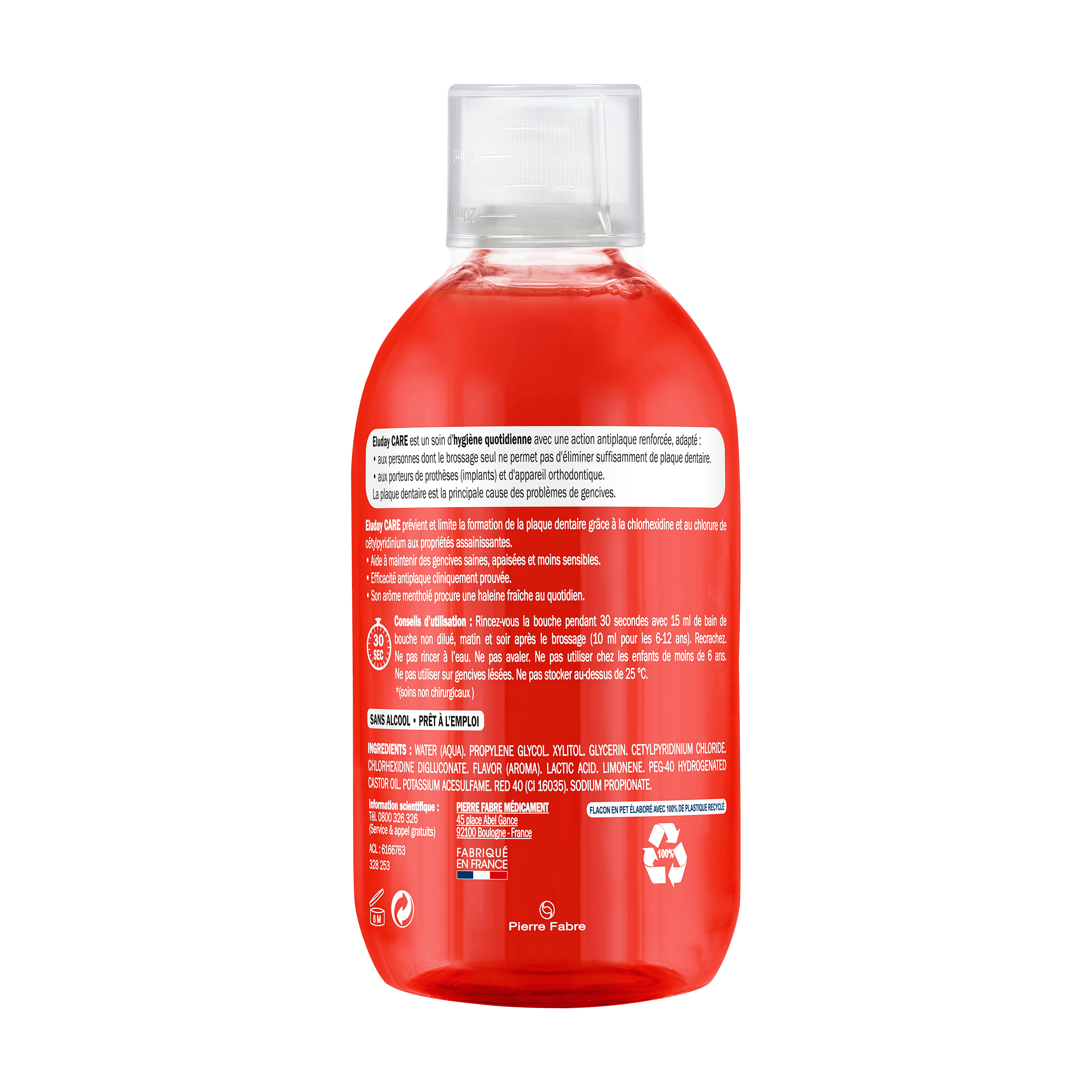 Eluday Care - bain de bouche quotidien antiplaque
