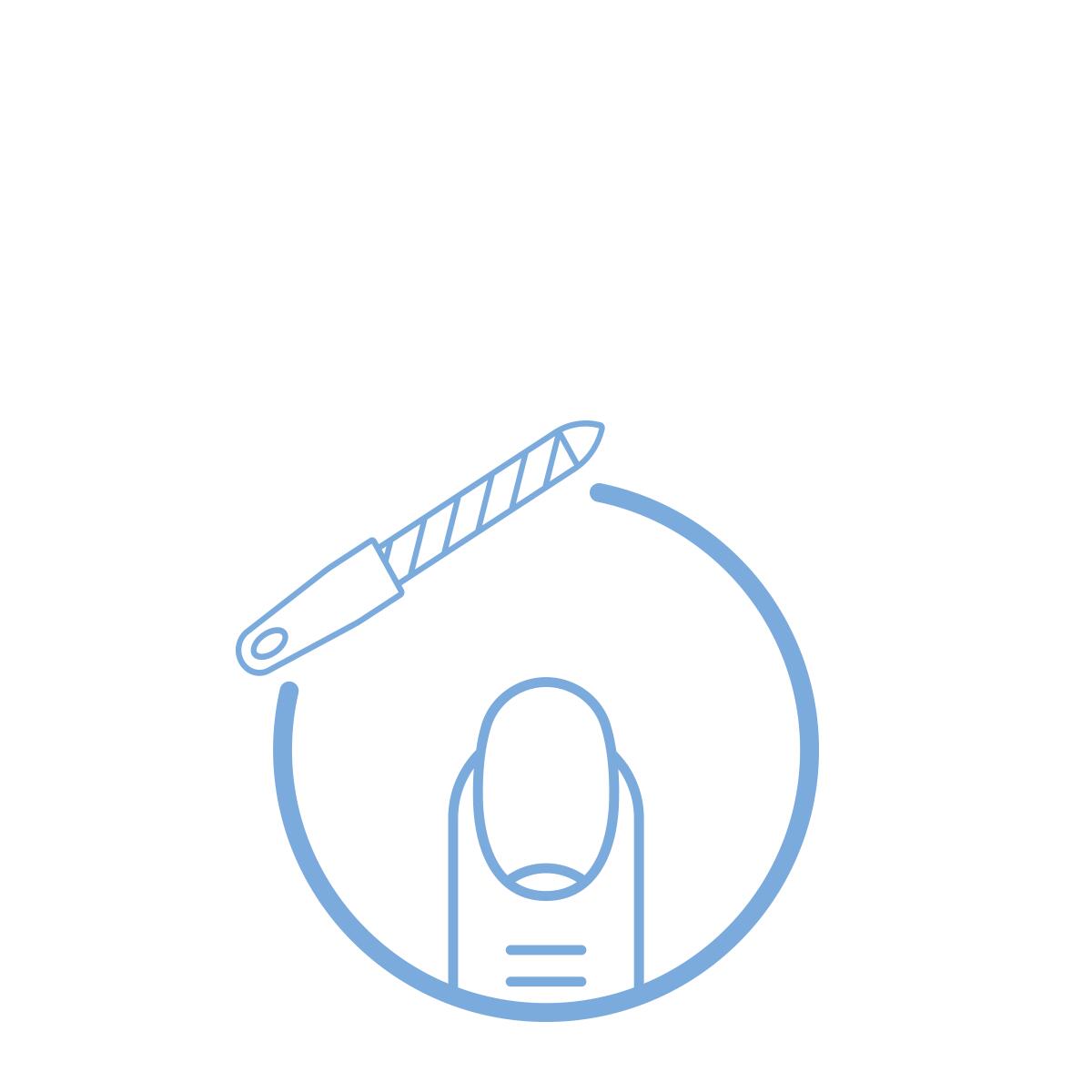 Regularnie opiłowuj paznokcie