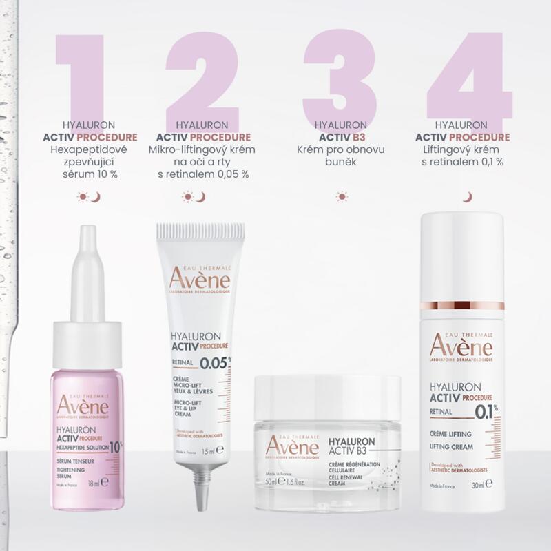 HYALURON ACTIV PROCEDURE Hexapeptidové zpevňující sérum 10 %