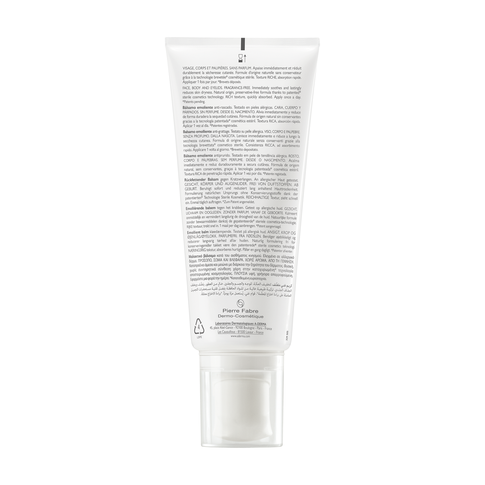 Balsam emolient piele uscată-iritată