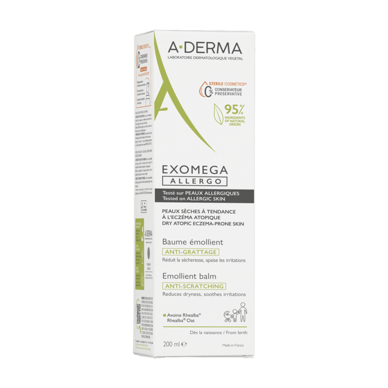 EXOMEGA ALLERGO Αποστειρωμένο Μαλακτικό βάλσαμο