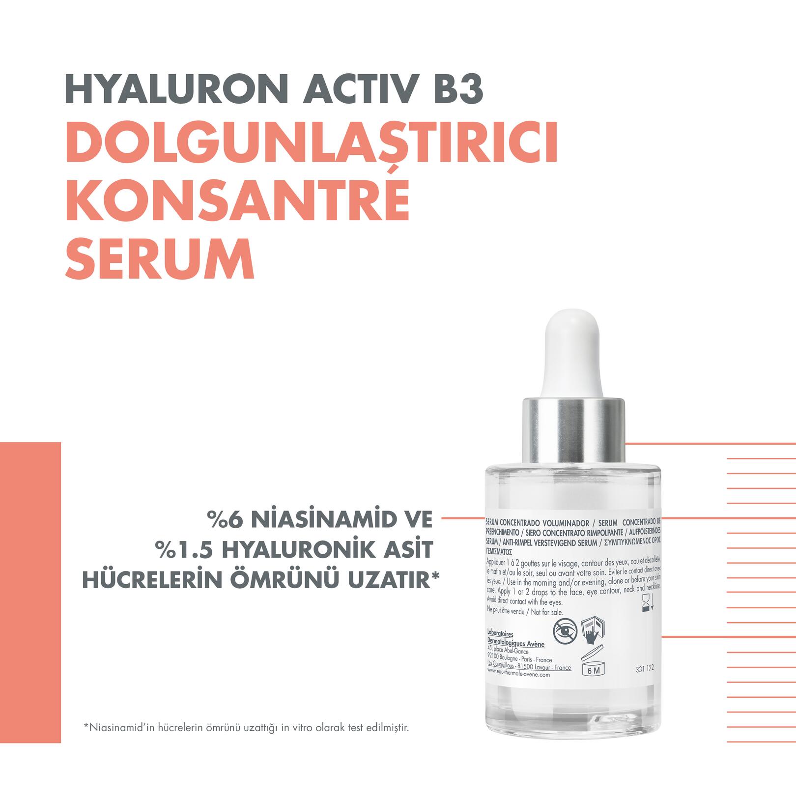 Hyaluron Activ B3 Dolgunlaştırıcı Konsantre Serum