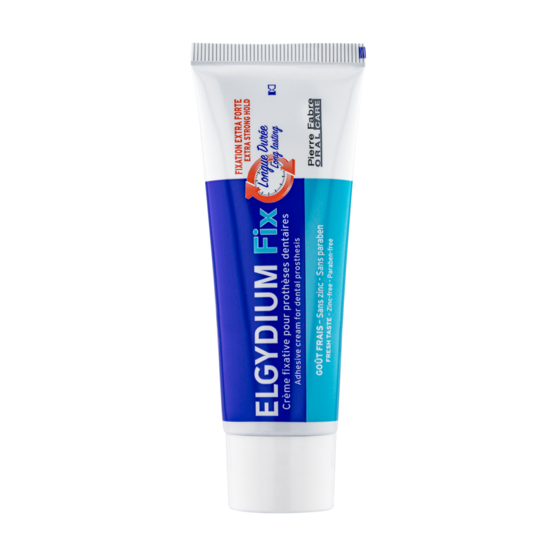 ELGYDIUM Fix Extra Strong Hold - Στερεωτική κρέμα για τεχνητές οδοντοστοιχίες