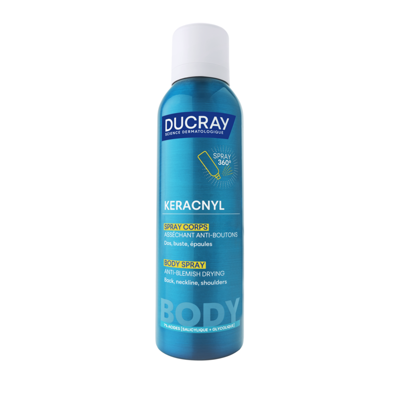Spray corporal secante antiimperfecciones