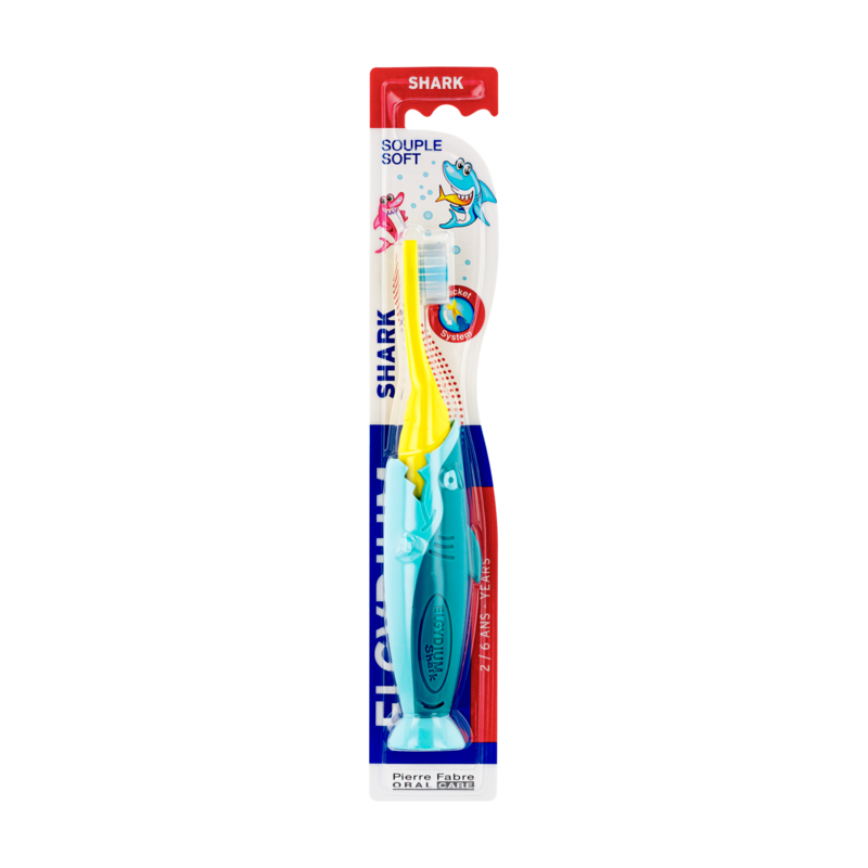 ELGYDIUM Kids Shark 2/6 ans - brosse à dents enfant