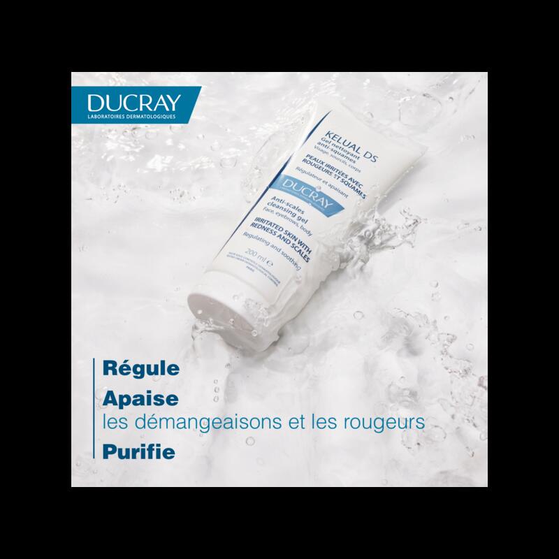 Gel nettoyant anti-squames