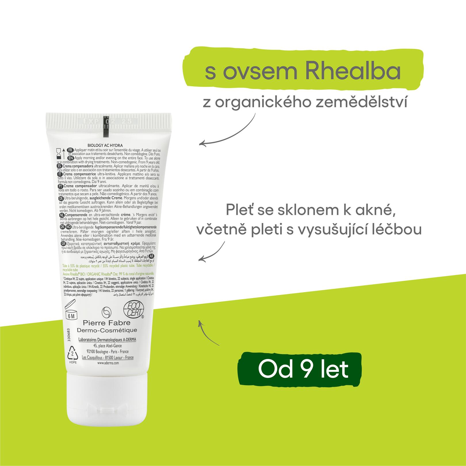 Hydratační kompenzační krém, ultra-zklidňující