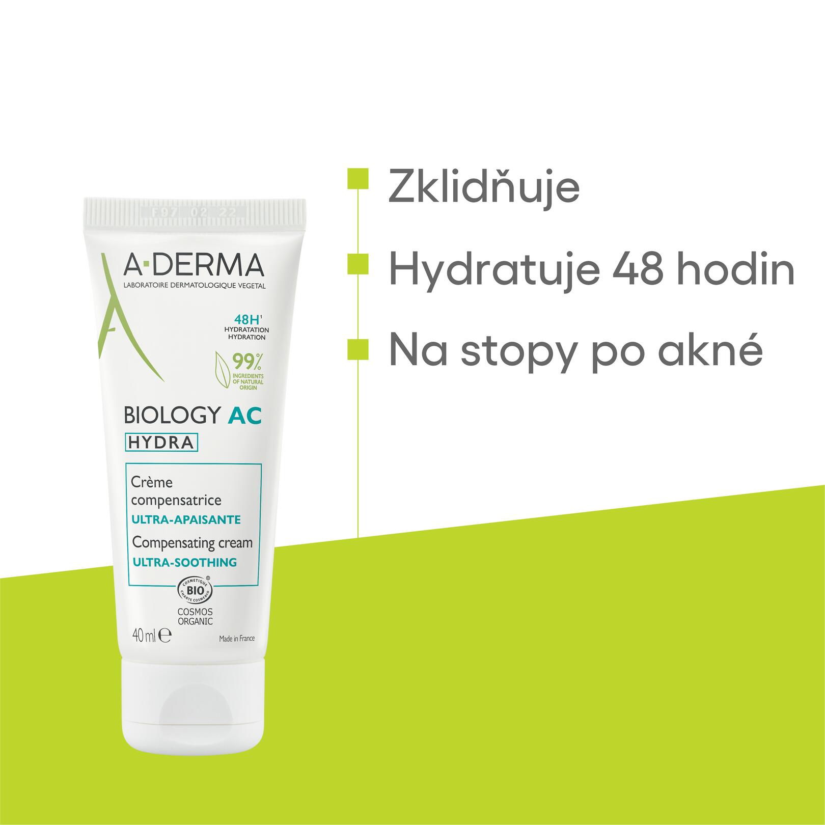 Hydratační kompenzační krém, ultra-zklidňující