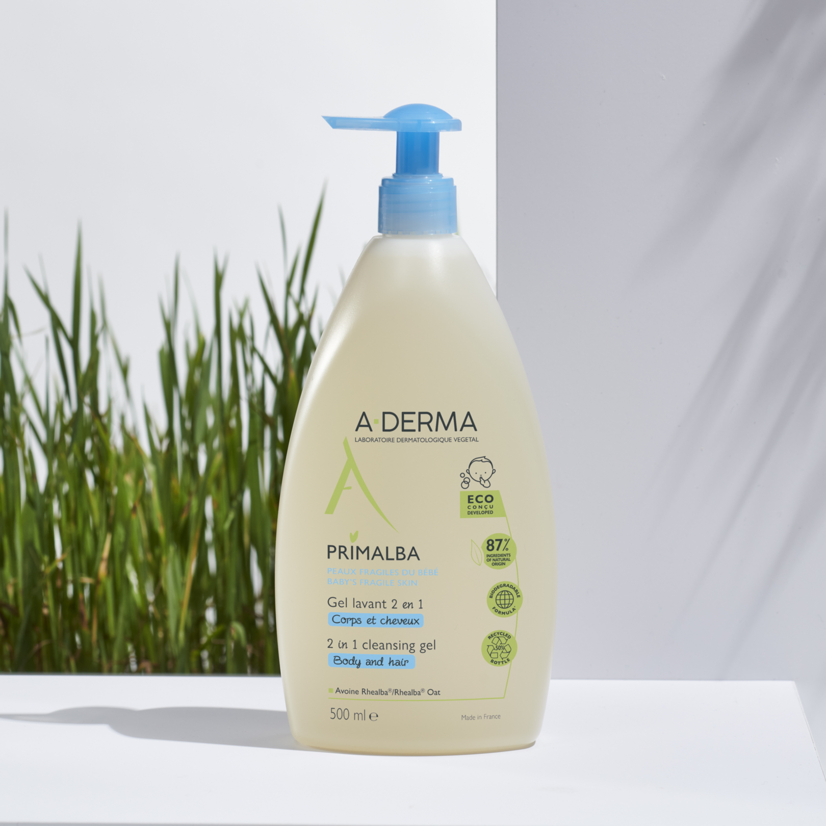 PRIMALBA Gel lavant 2 en 1 bébé corps et cheveux