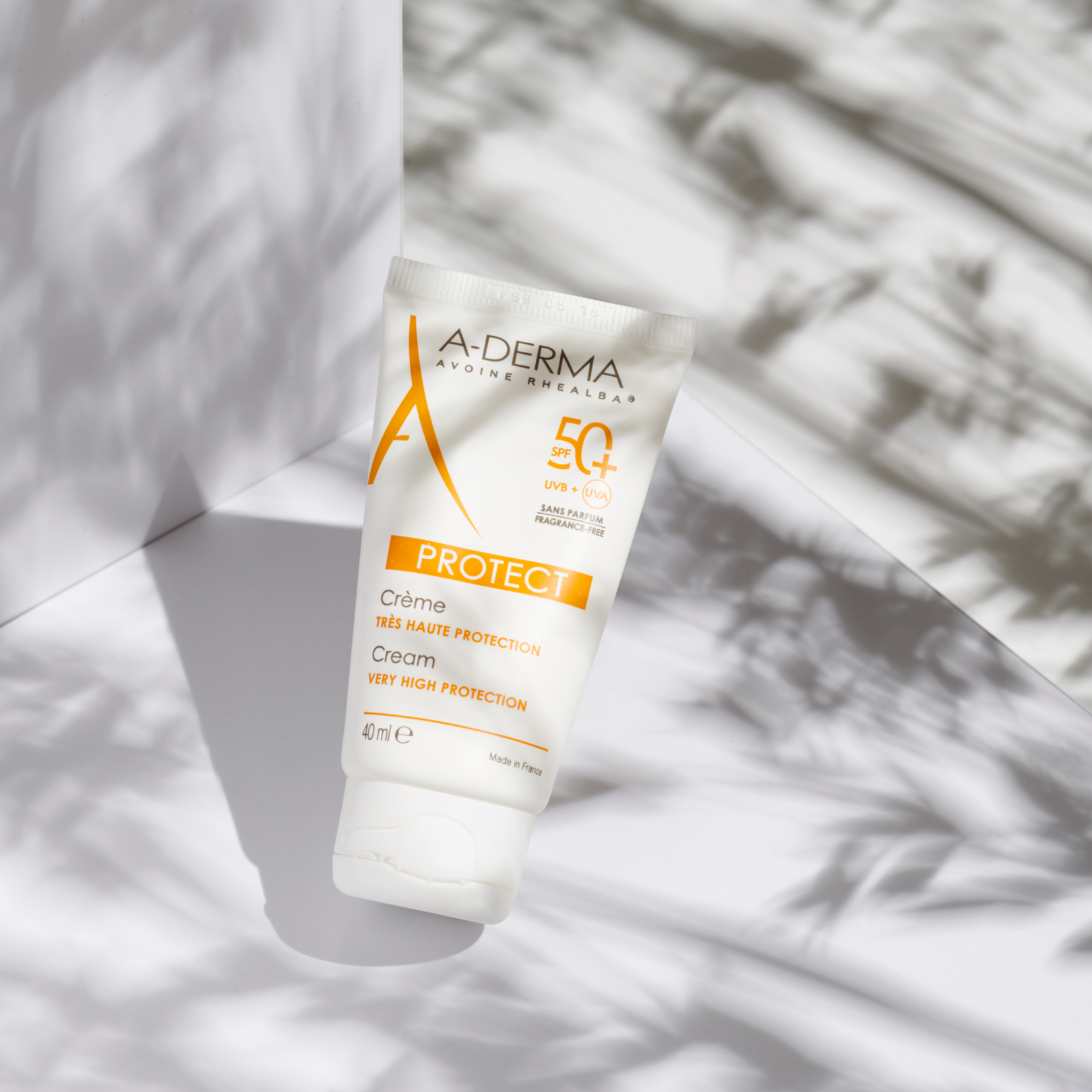 Crème solaire visage SPF50+ sans parfum