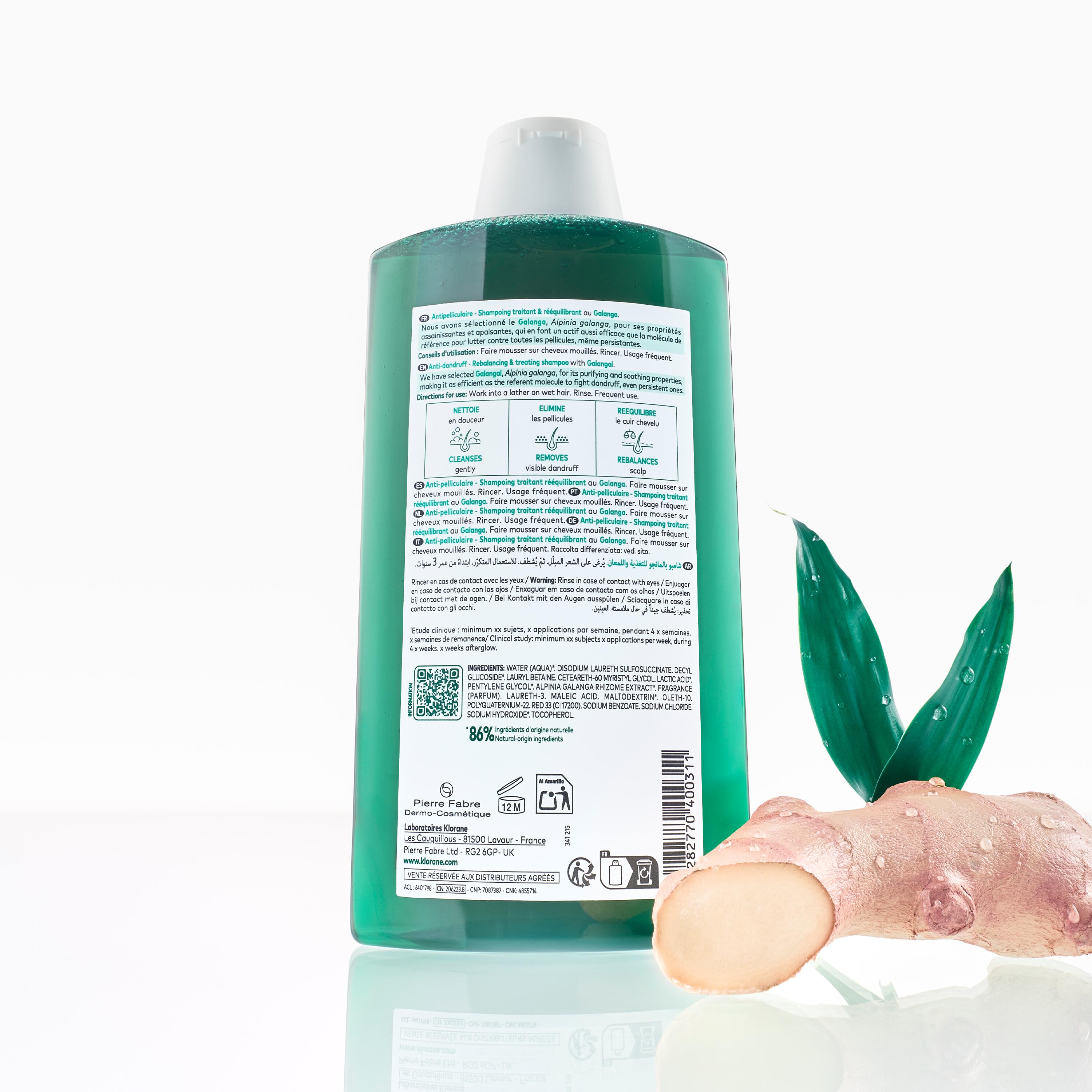 ANTIPELLICULAIRE Shampoing Traitant et Rééquilibrant