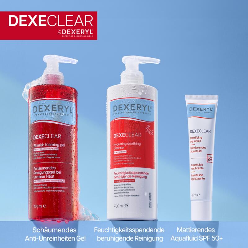 DEXECLEAR Anti-Unreinheiten schäumendes Gel