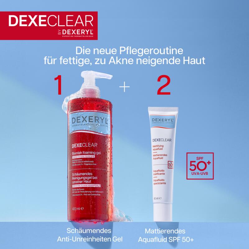 DEXECLEAR Mattierendes Aquafluid SPF 50+