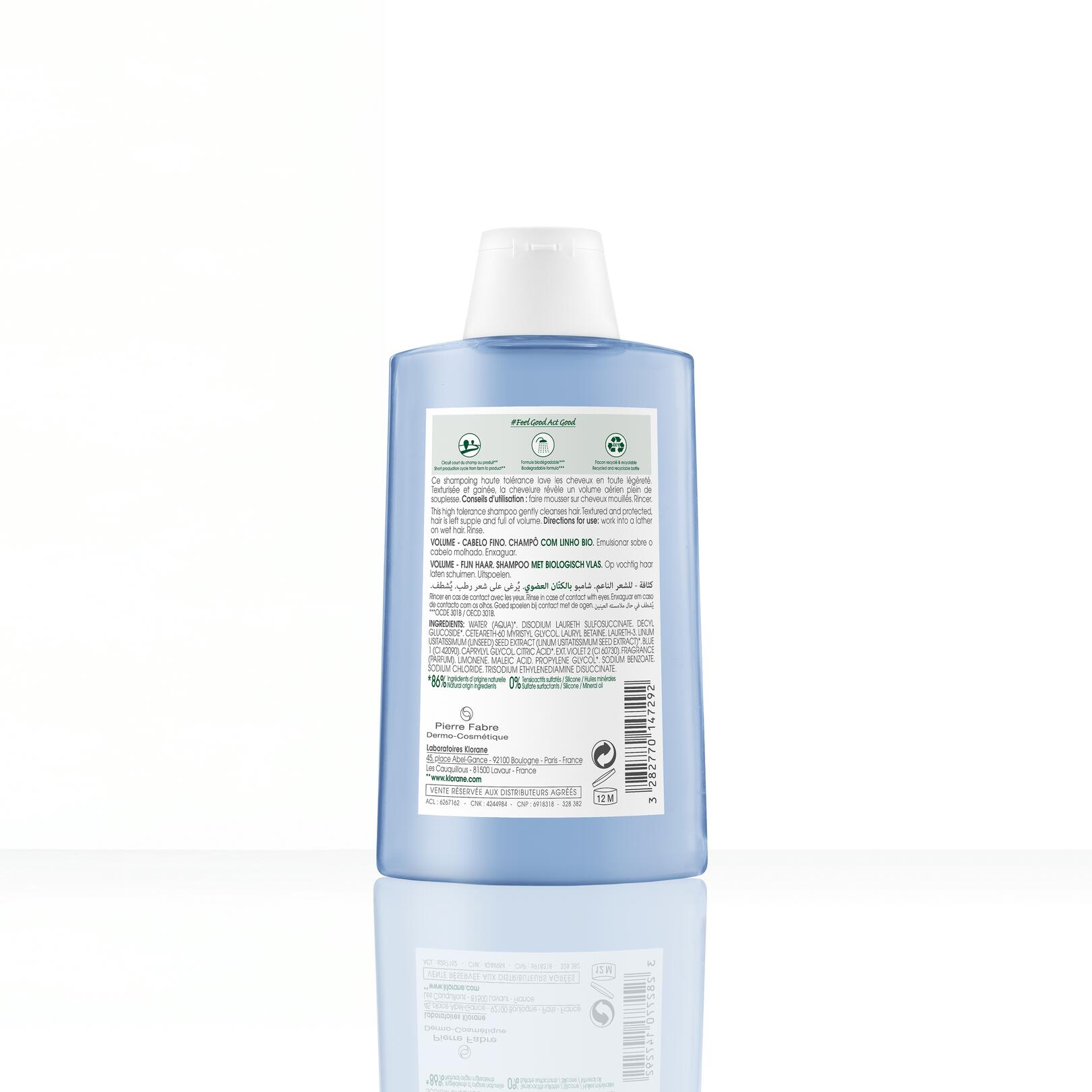 VOLUME Shampoing gainant et volumisant