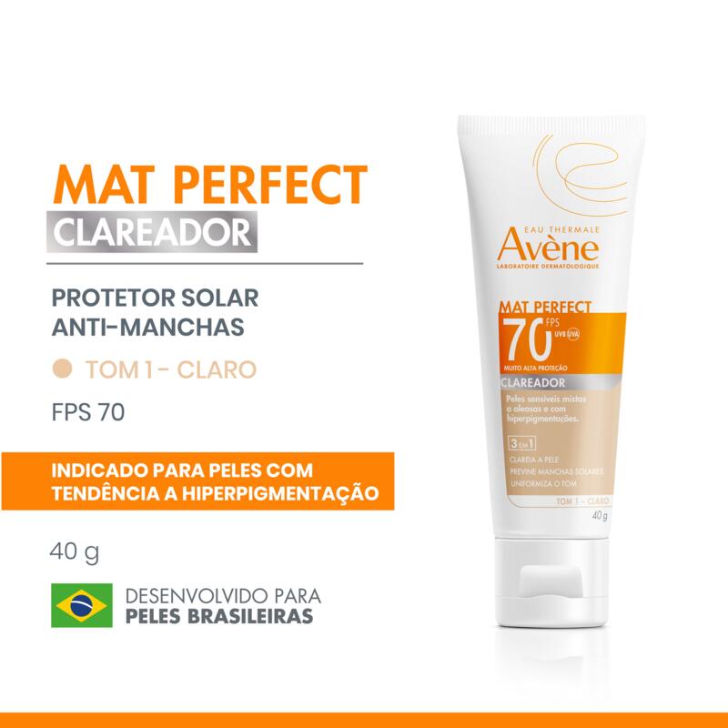 Mat Perfect Clareador FPS 70 cor clara