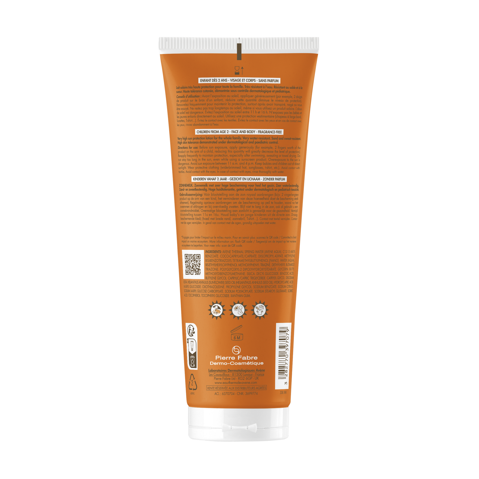 Thermaal Water van ZONNEMELK VOOR KINDEREN SPF50+
